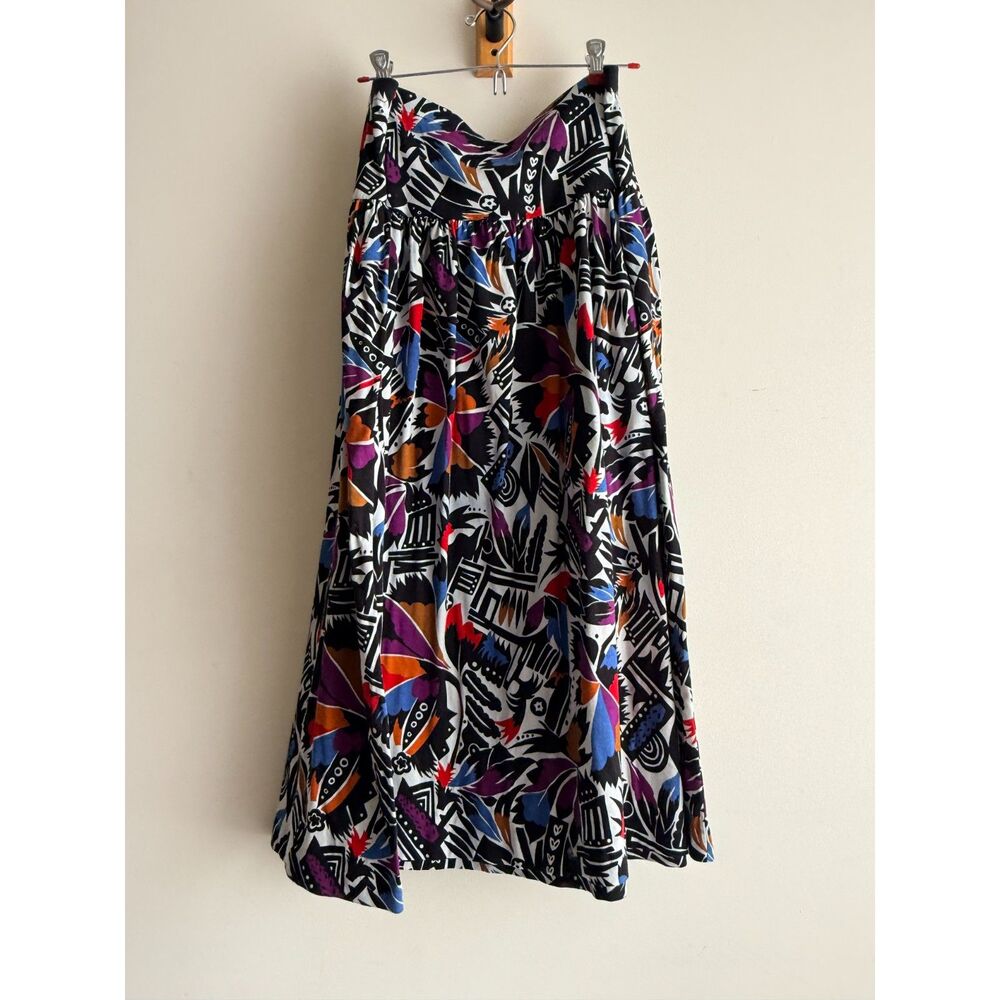 Dalton 365 (vintage 90's) maxi printed skirt (w/ pockets)